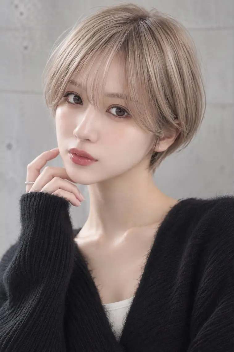 ショート カラー Lumiere 鈴木翔平のヘアスタイル