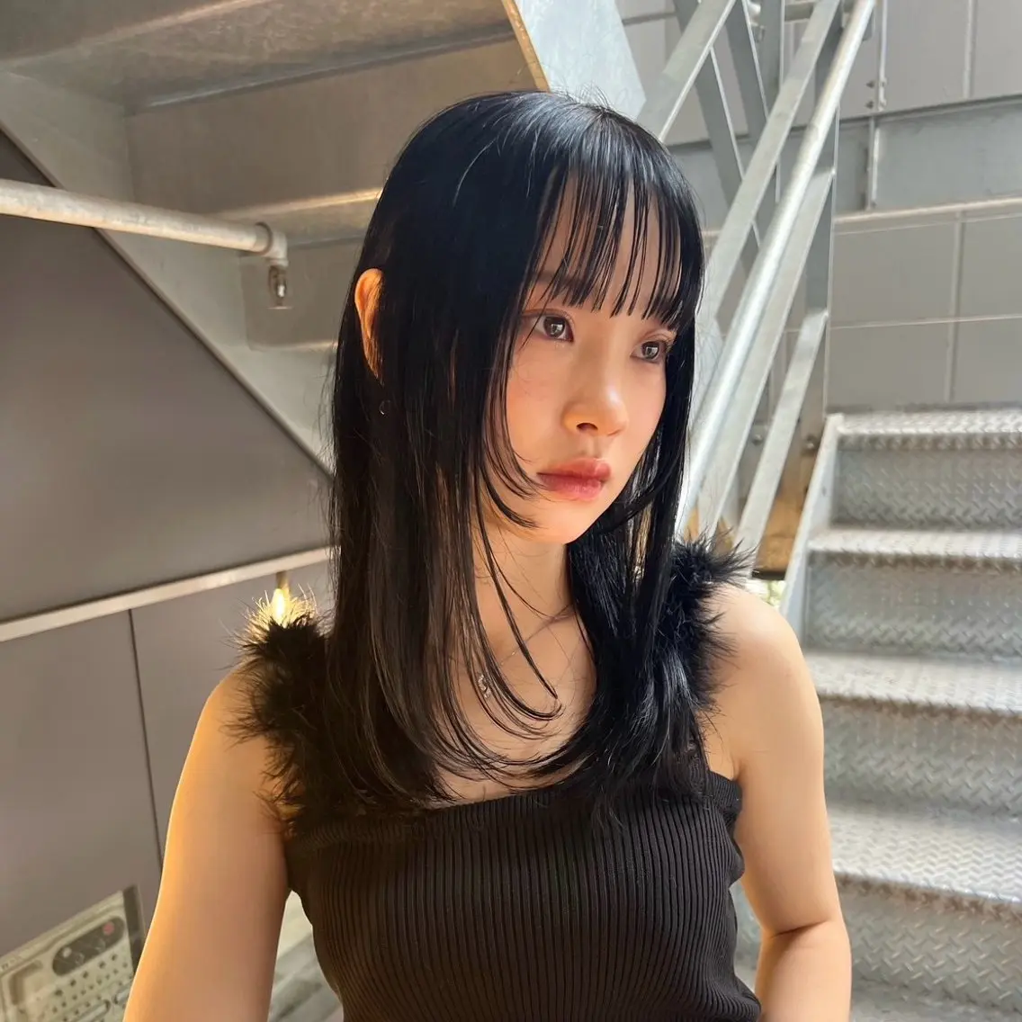 セミロング 韓国風ヘア 渋谷美容師/ shinyaのヘアスタイル