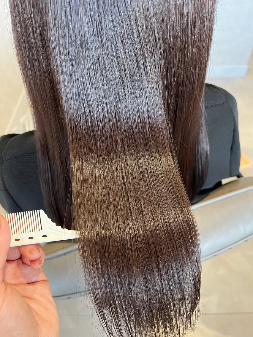 カラー 髪質改善 ヘアカラー トリートメント ヘッドスパ 透明感カラー🪽/ 個室スパ🫧/はるかのヘアスタイル