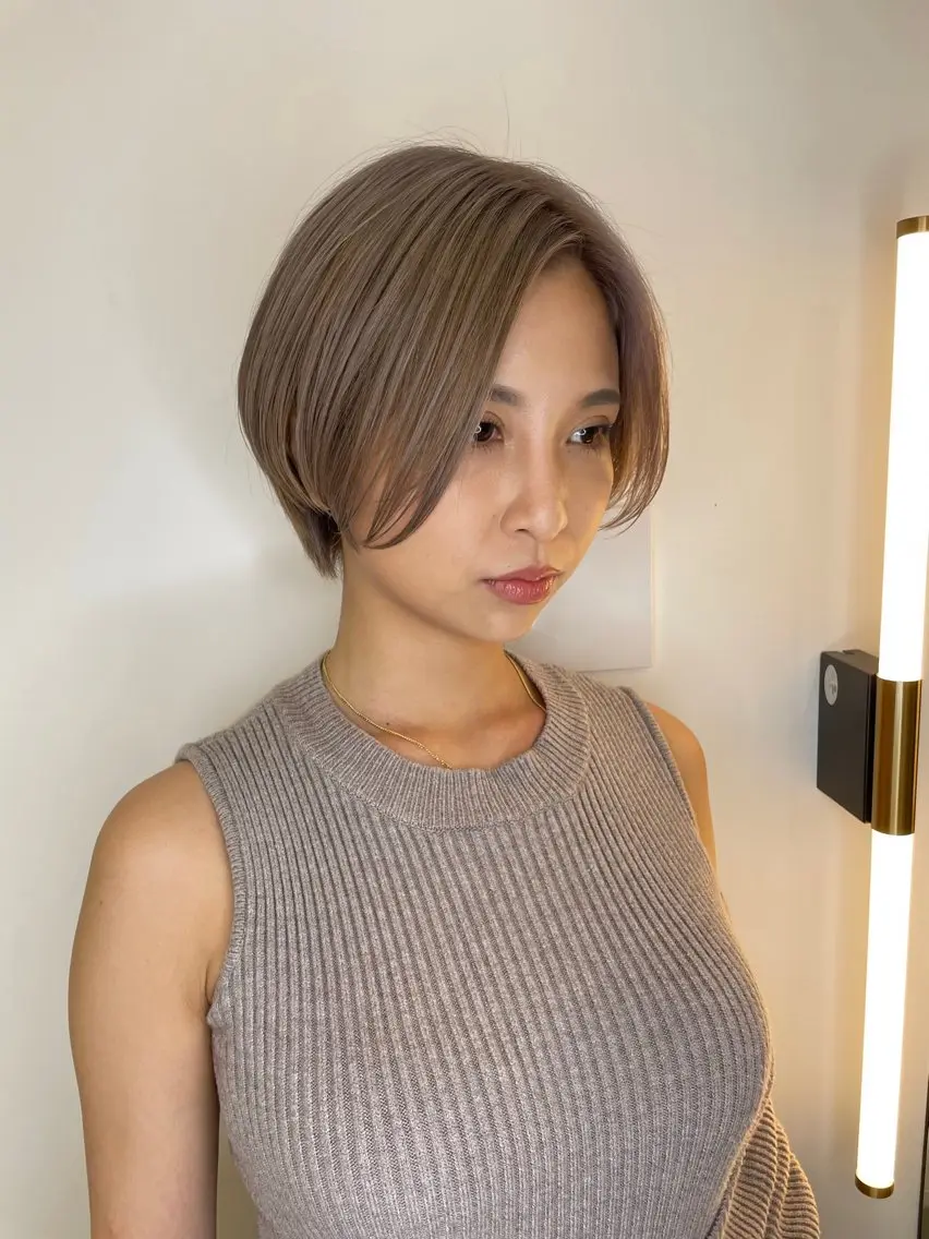 ショート カラー ヘアアレンジ カット ヘアカラー トリートメント 髪質改善/縮毛矯正 RYOのヘアスタイル