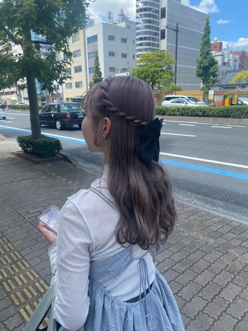 ロング カラー ParveMix 🪽鳥取彩花のヘアスタイル