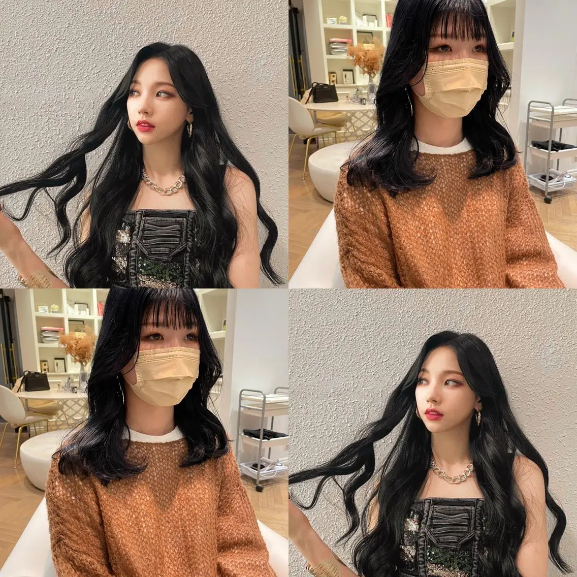 セミロング 韓国ヘア🤍 慎之介のヘアスタイル
