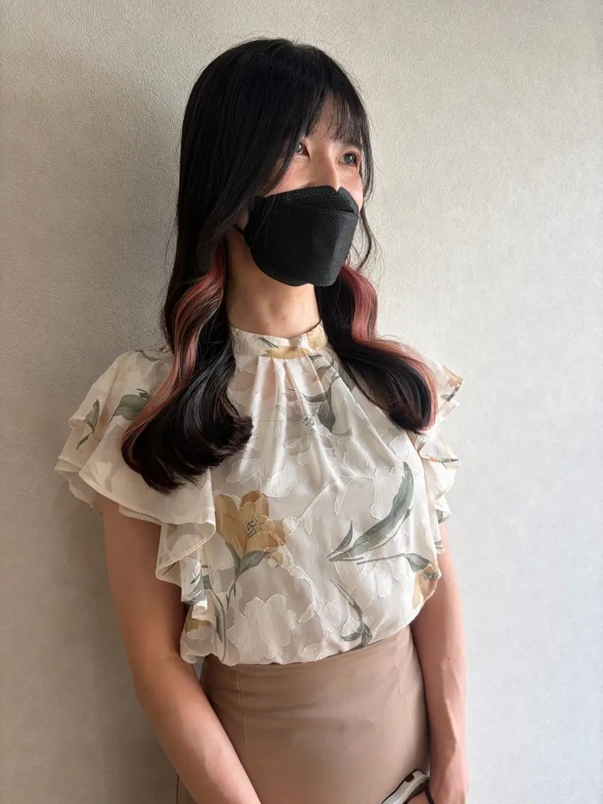 カラー カット ヘアカラー 透明感カラー/インナ ーカラー/木谷友哉のヘアスタイル