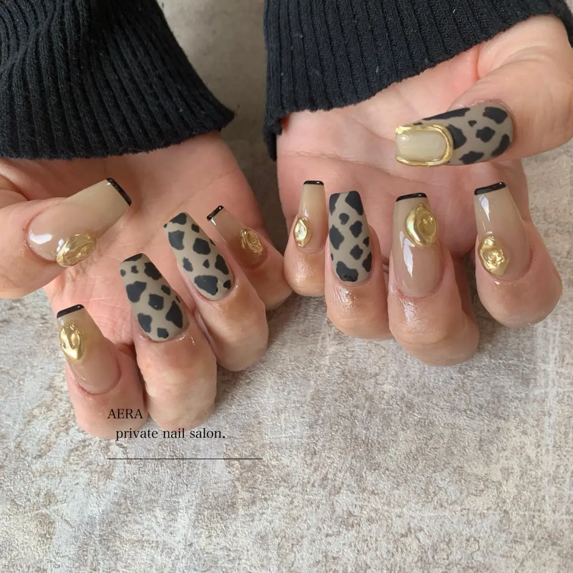 ネイル AERA nail shino🐱⸝꙳のネイルデザイン