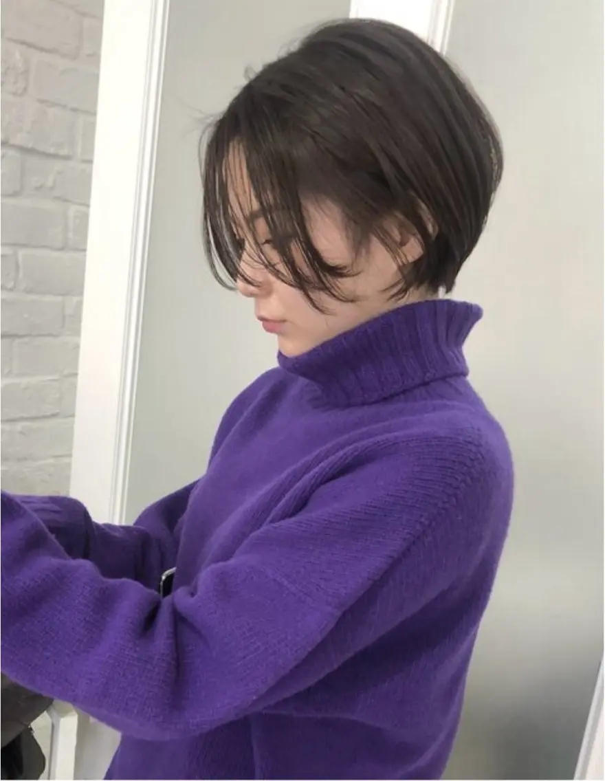 ショート カラー 貴島 由捺のヘアスタイル