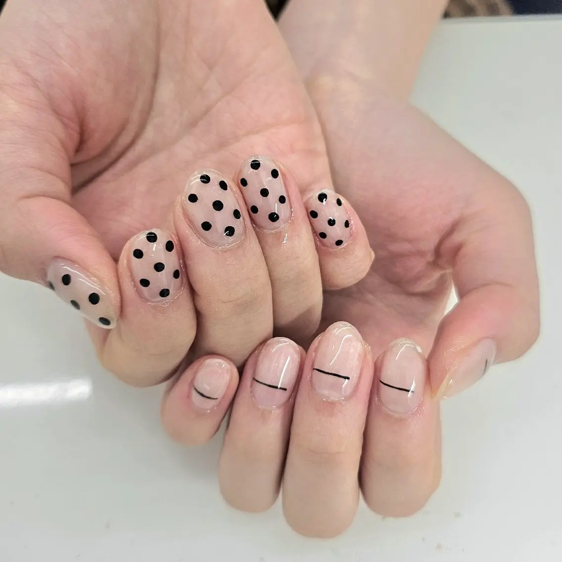 ネイル クリアネイル シンプルネイル ハンドネイル ハンドケア Dali🌙 NATSUKIのネイルデザイン
