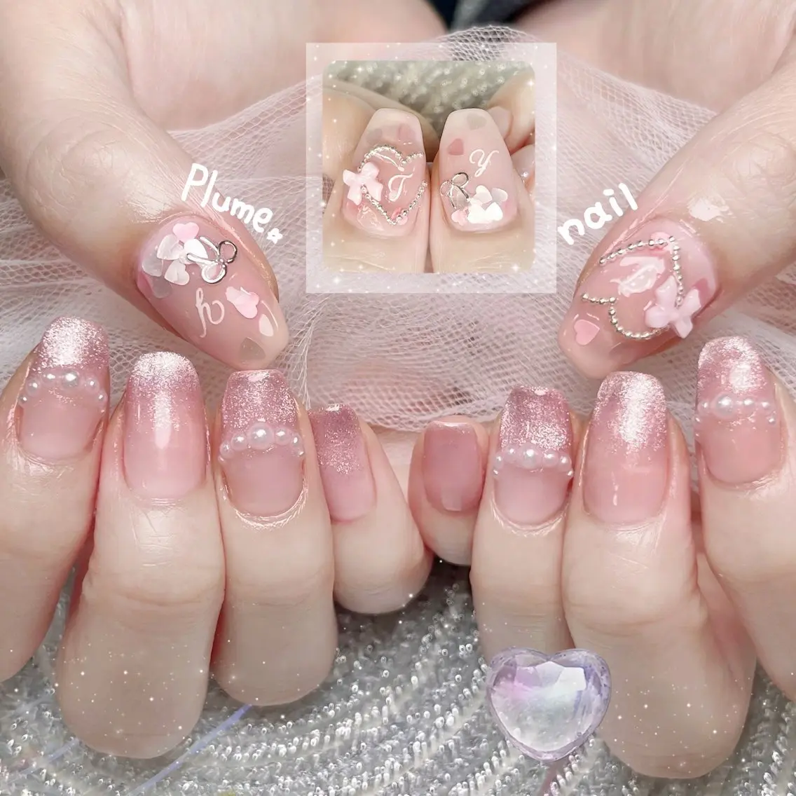 ネイル ハンドネイル plume nail ☆韓国ネイルのネイルデザイン
