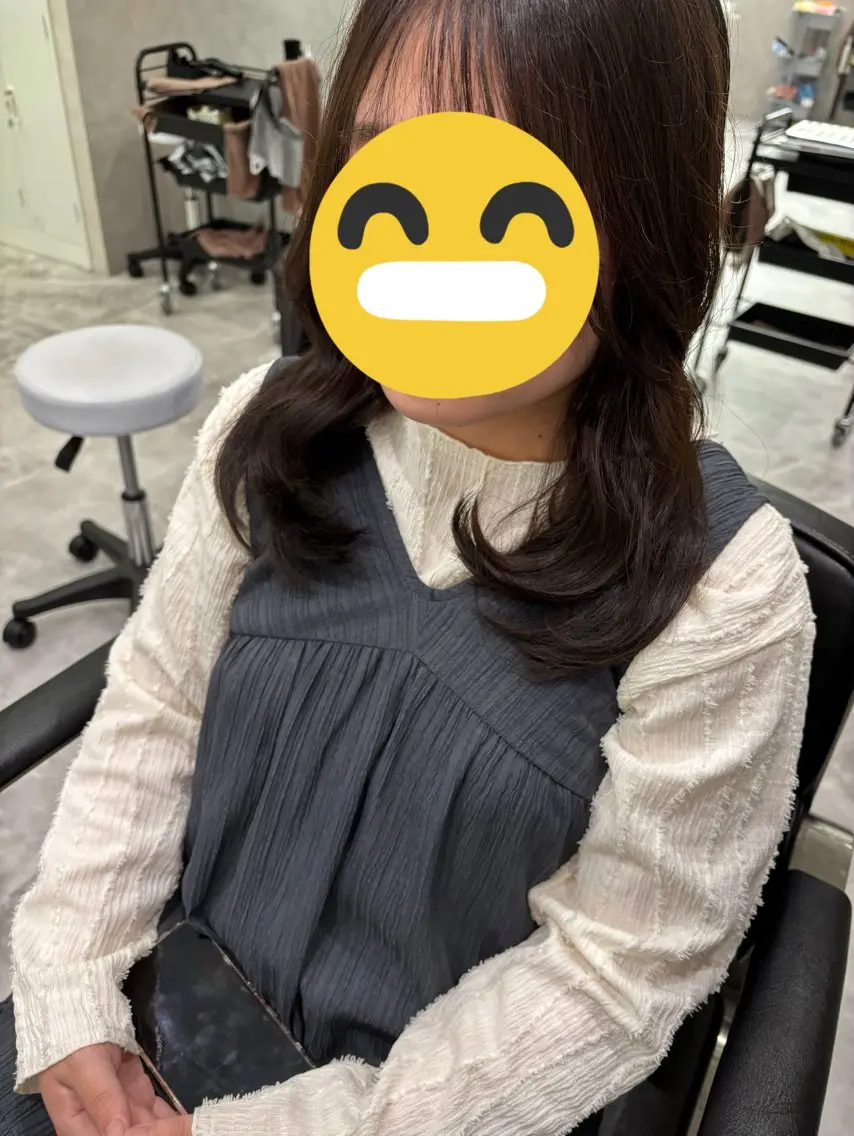 セミロング くびれヘア レイヤーカット 豊田市 🌱鈴木智大のヘアスタイル