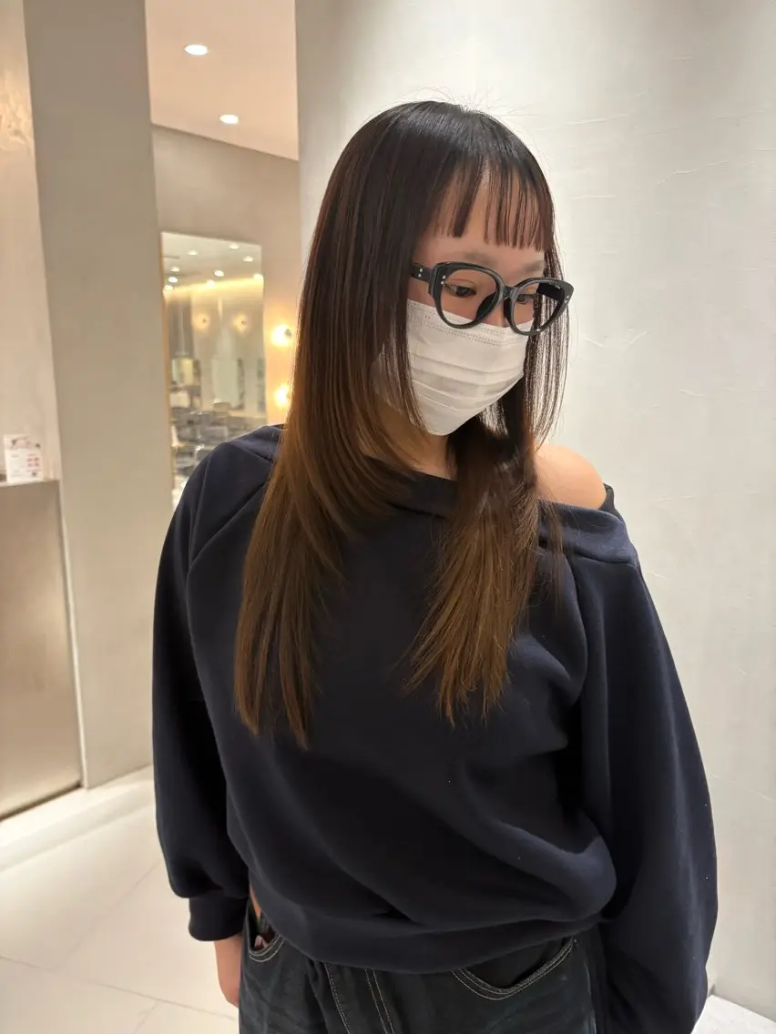 【無料レイヤーカットモデル】🍒月・木以外の19:00以降のご案内になります(*ᵕ ᵕ)"3cm以上カットokの方のみ!の写真