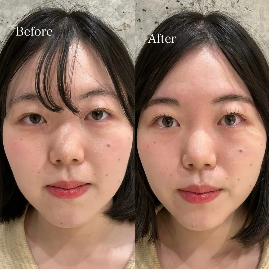 【20:15~(祝日19:15~)夜限定料金🐑】まつ毛パーマと眉毛(パーマ･wax等)のセットメニューです！の写真