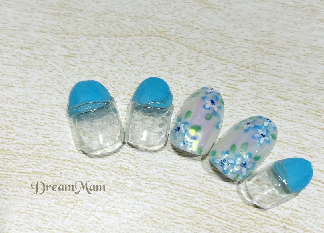 ネイル フレンチネイル ジェルネイル キラキラネイル 韓国ネイル マグネットネイル Nail Salon Dream Mamのネイルデザイン