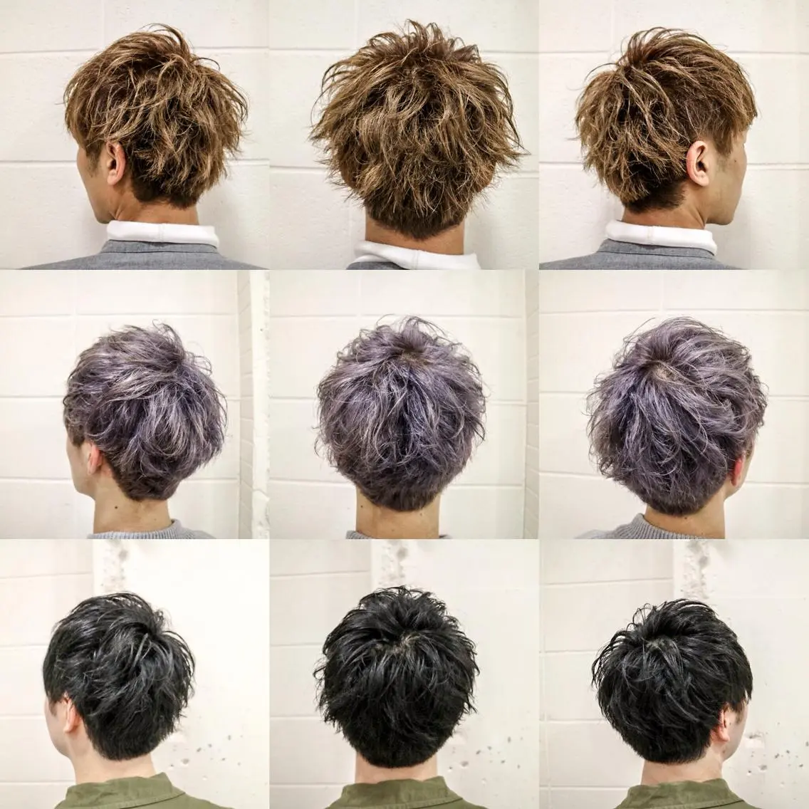ショート カラー パーマ メンズ カット ヘアカラー パーマ ヘッドスパ 看板犬がお出迎え◎ 初めてでも安心◎のヘアスタイル