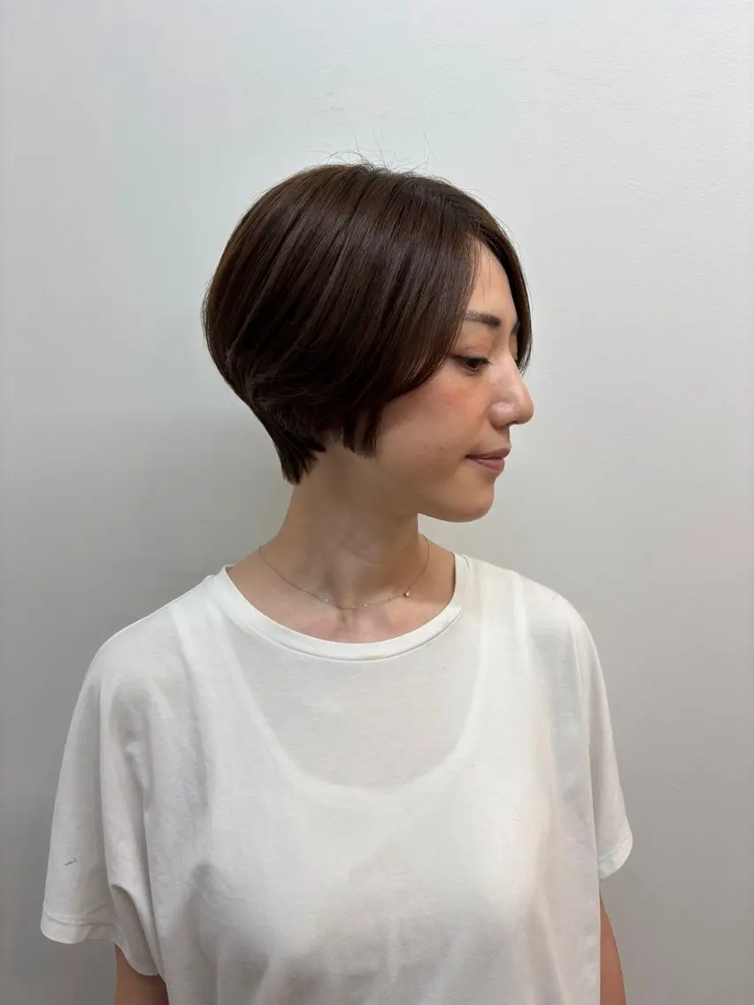 ショート カット みぞぐち じゅりのヘアスタイル
