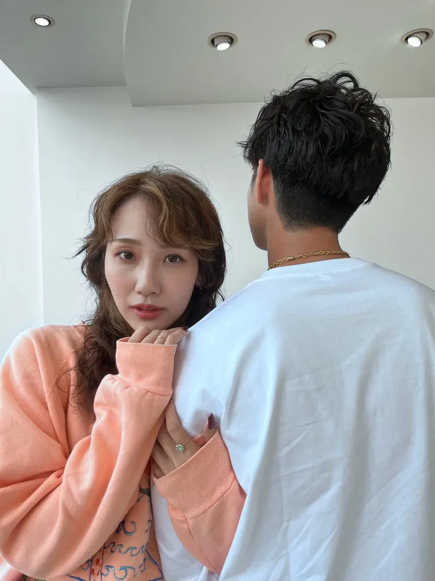 ロング パーマ ロング 似合わせカット ニュアンスパーマ カット パーマ トリートメント cana 札幌レイヤースタイルのヘアスタイル