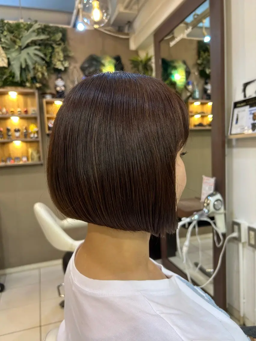 ショート カラー ブラウンカラー Kurumi☆彡 練馬バウハウスヘアのヘアスタイル