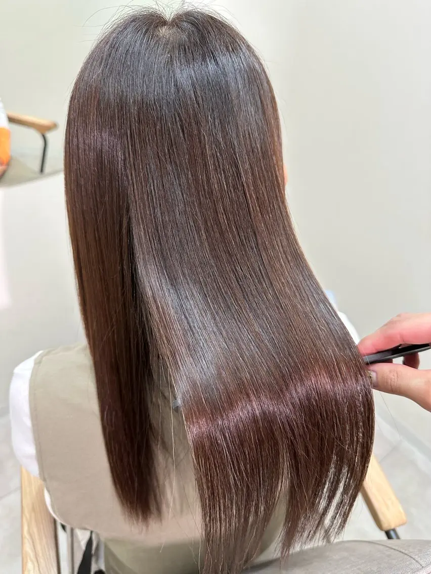 【新規限定/期間限定】髪質改善カラー+髪質改善トリートメント+クイックスパの写真