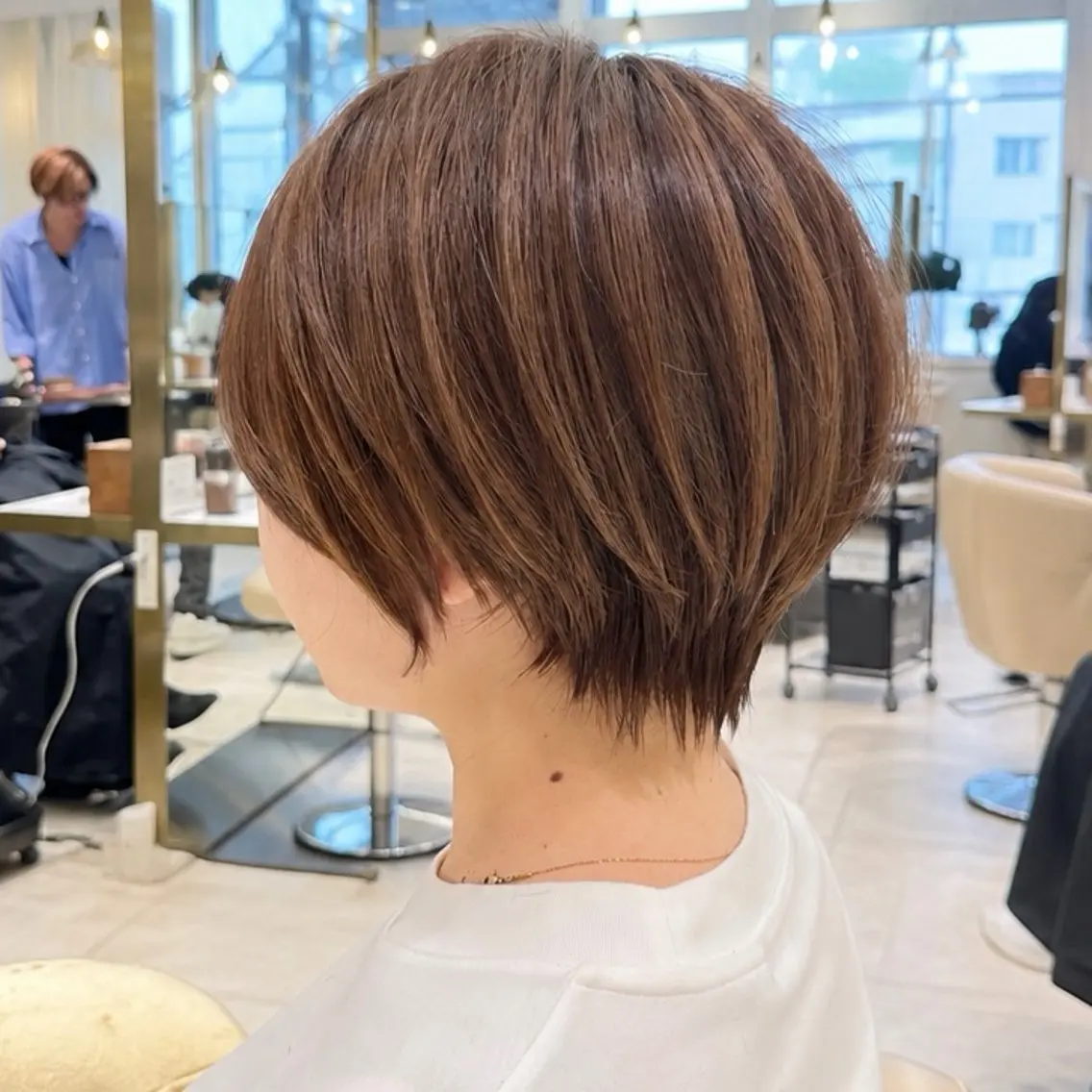 ショート 🍯無料の小顔 ショート/みゆ🍯のヘアスタイル