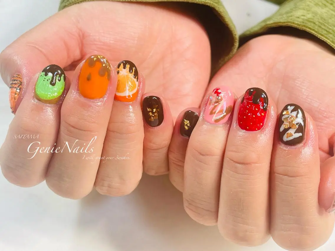 メンズ ネイル アートネイル フットネイル メンズネイル シンプルネイル 冬ネイル ハンドネイル Genie Nailsのネイルデザイン