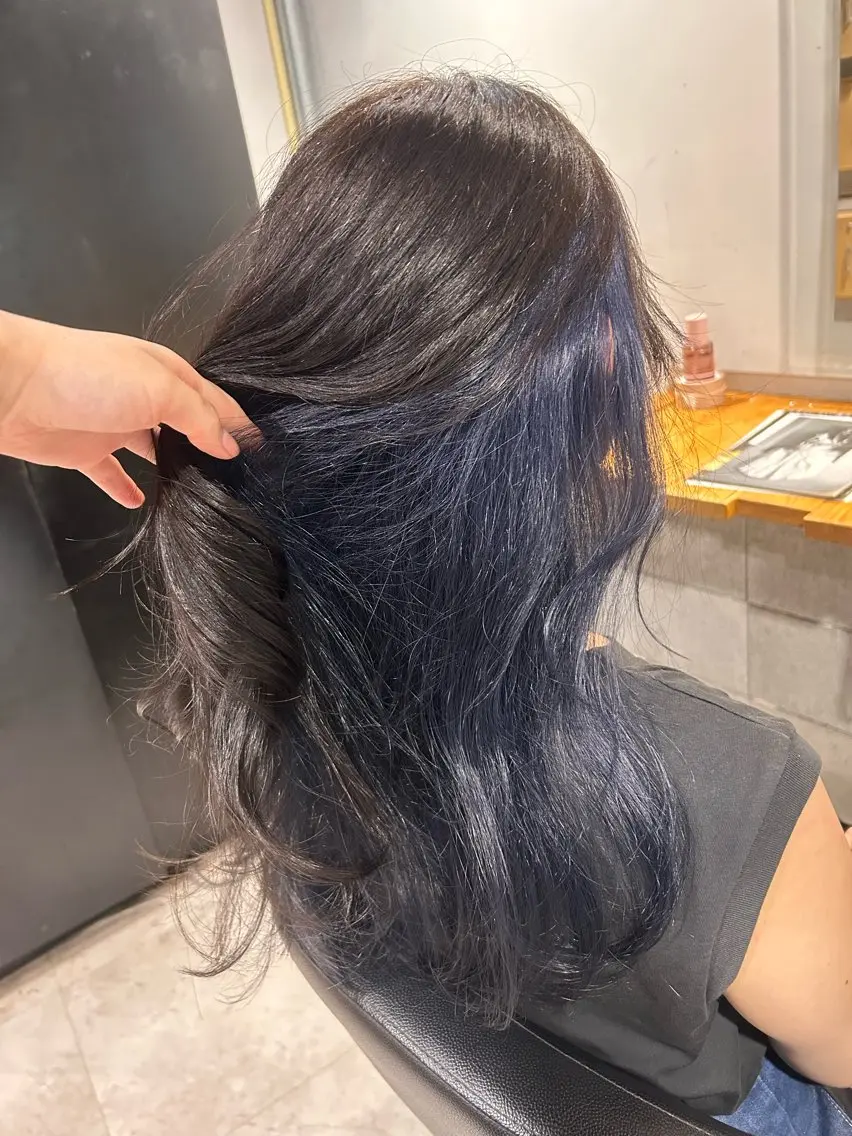 ロング ヘアカラー トリートメント ヘッドスパ レイヤーStyle 🪽菜々実のヘアスタイル