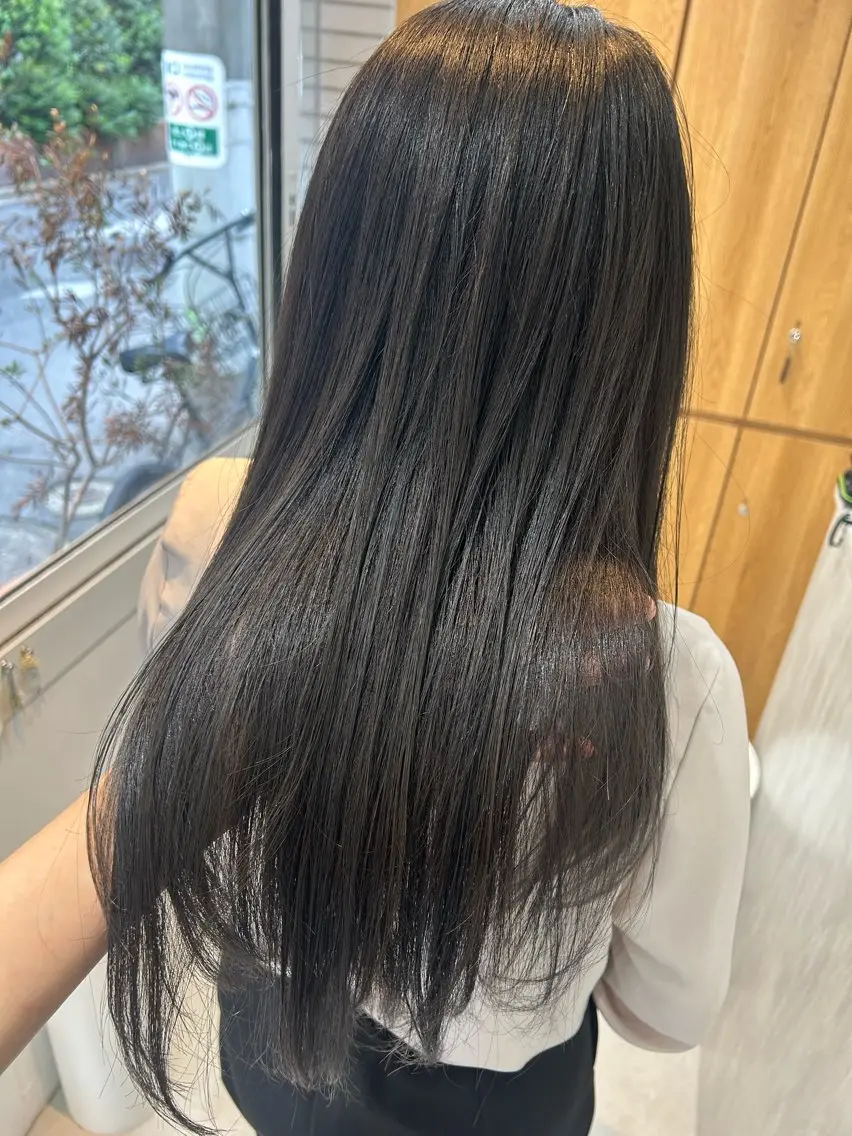ロング 韓国風ヘア ロング mao🌼 bob 透明感艶colorのヘアスタイル