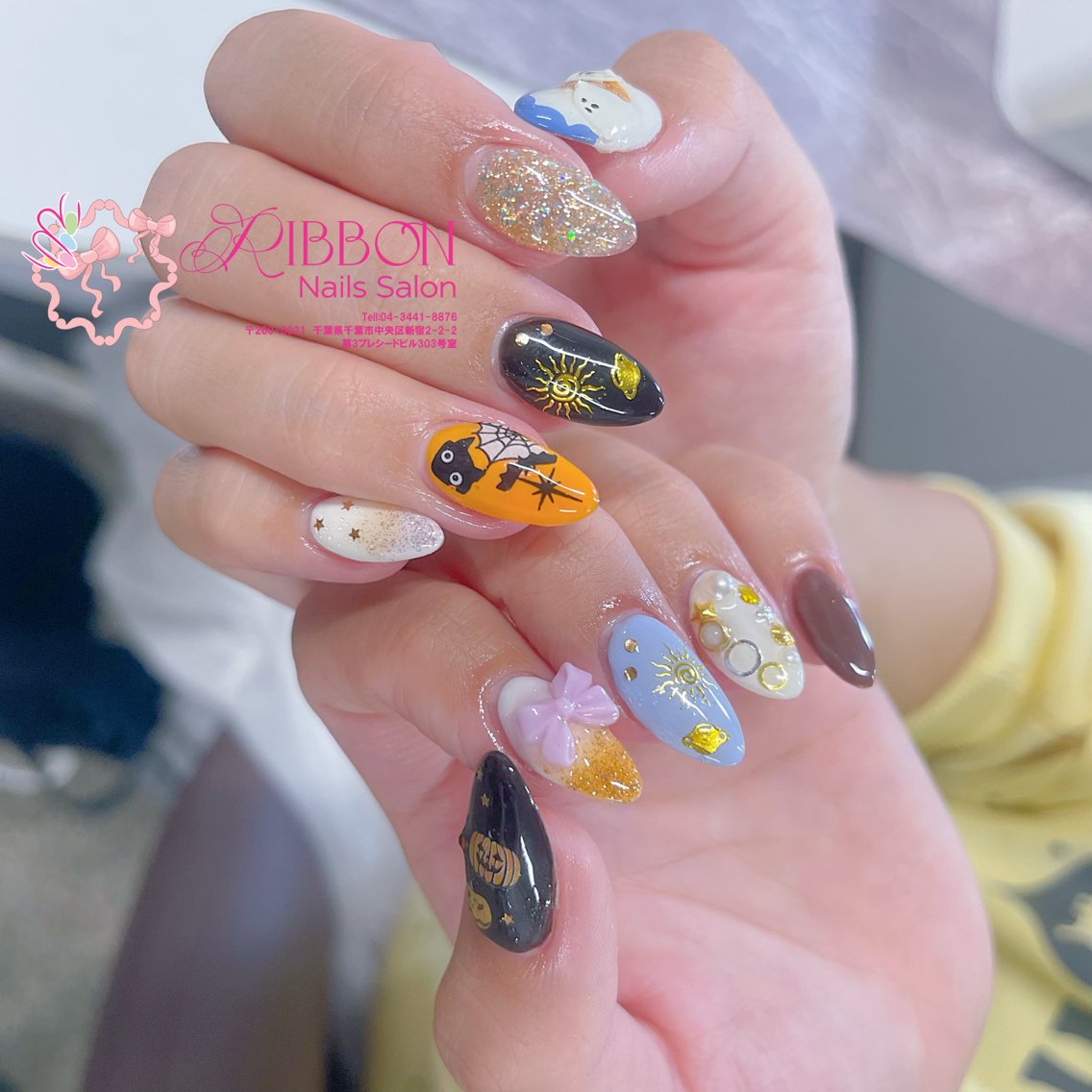 ネイル フットネイル フレンチネイル ジェルネイル 韓国ネイル マグネットネイル ハンドネイル Ribbonnail salonのネイルデザイン