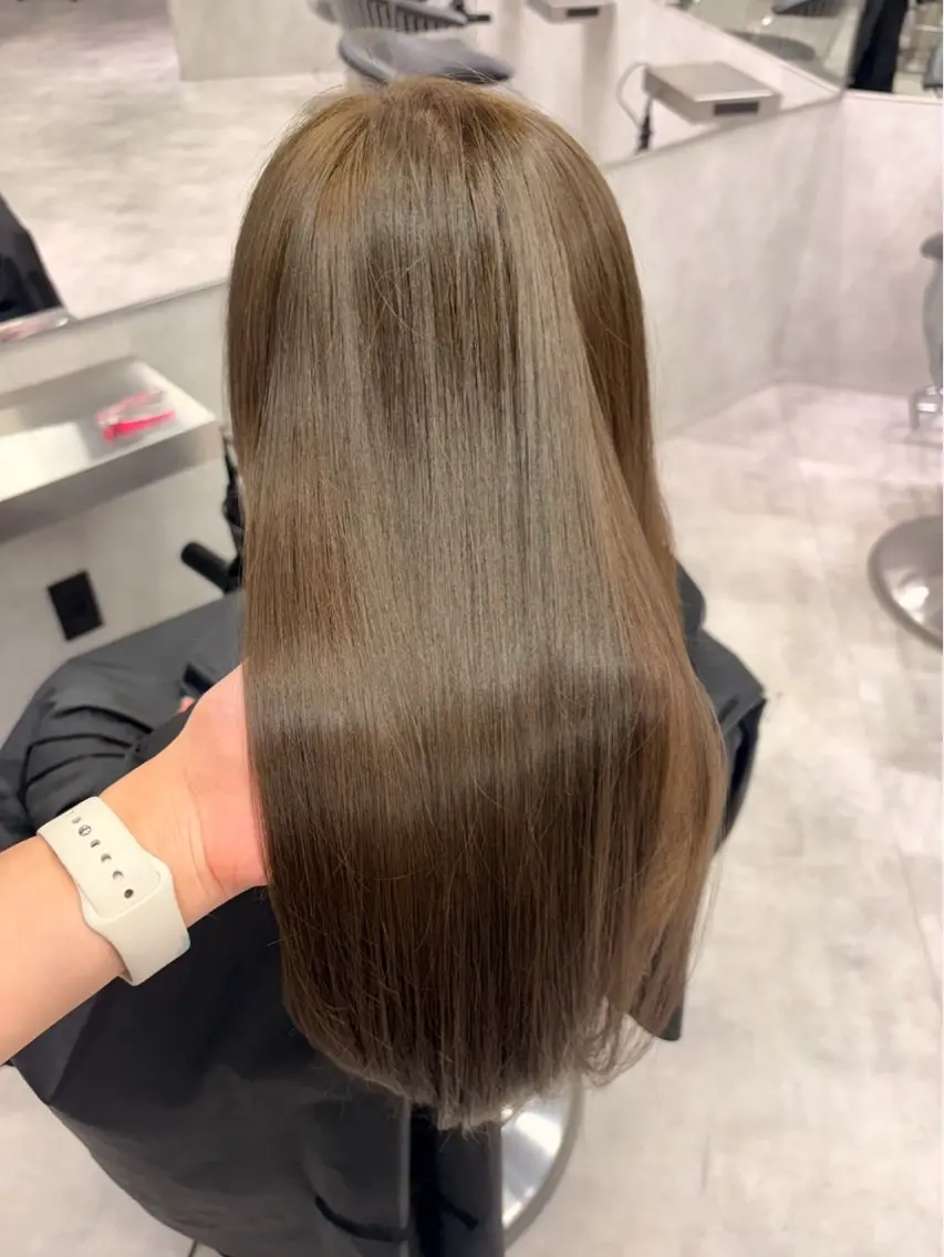 ロング カラー オリーブカラー ヘアカラー ♥ 似合わせカラー / Kanami ♥のヘアスタイル
