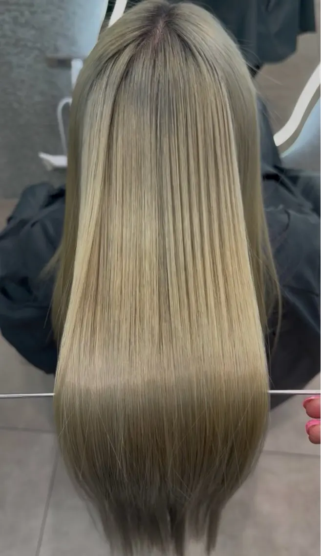 ロング ヘアアレンジ ボブ 顔周りカット ハッシュカット ハイレイヤー 髪質改善 縮毛矯正 大宮縮毛矯正💖 ブリーチ履歴⭕️櫻井のヘアスタイル