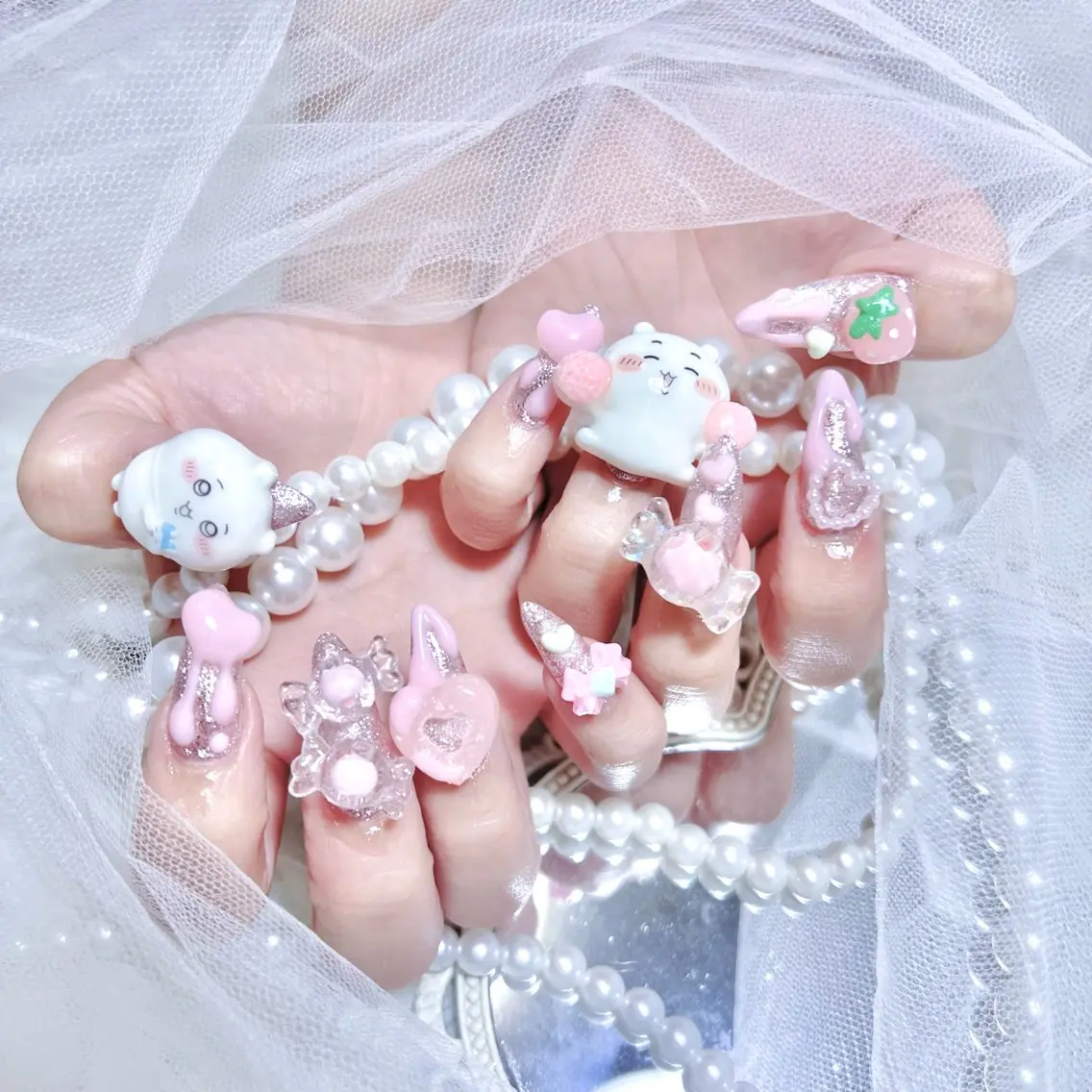 ネイル ロングネイル ハンドネイル Nail salon unmeltのネイルデザイン