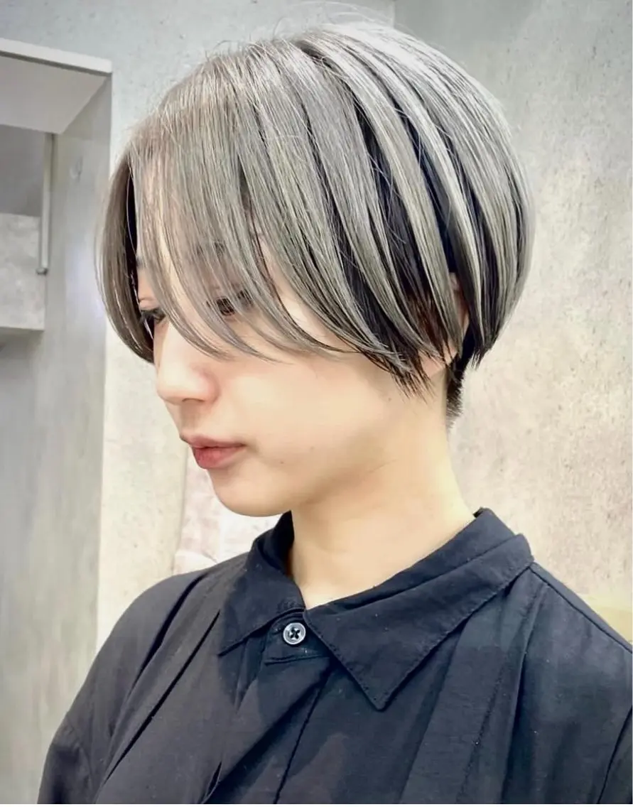 ショート カラー 渋谷  中性ヘア あかりのヘアスタイル