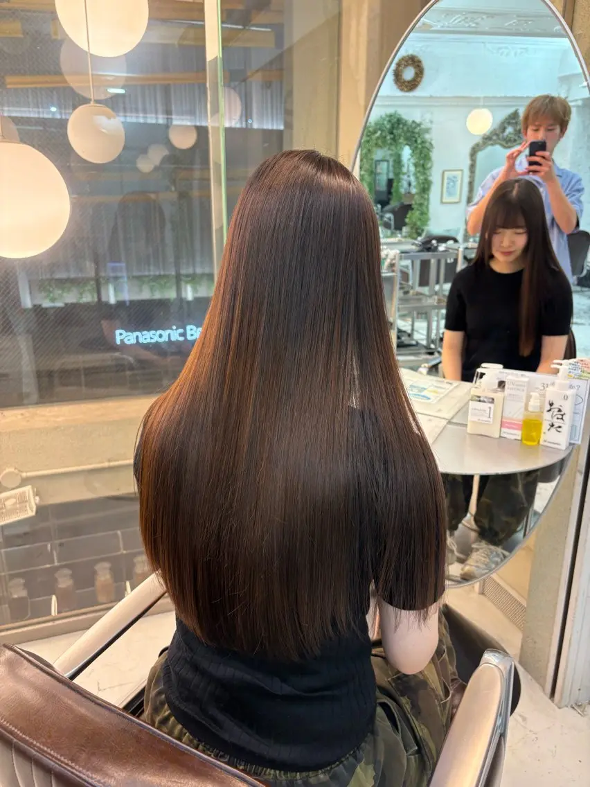 ロング カラー ヘアカラー 艶髪🫧透明感カラー ｺﾑｶｲ  ﾕﾘｺのヘアスタイル