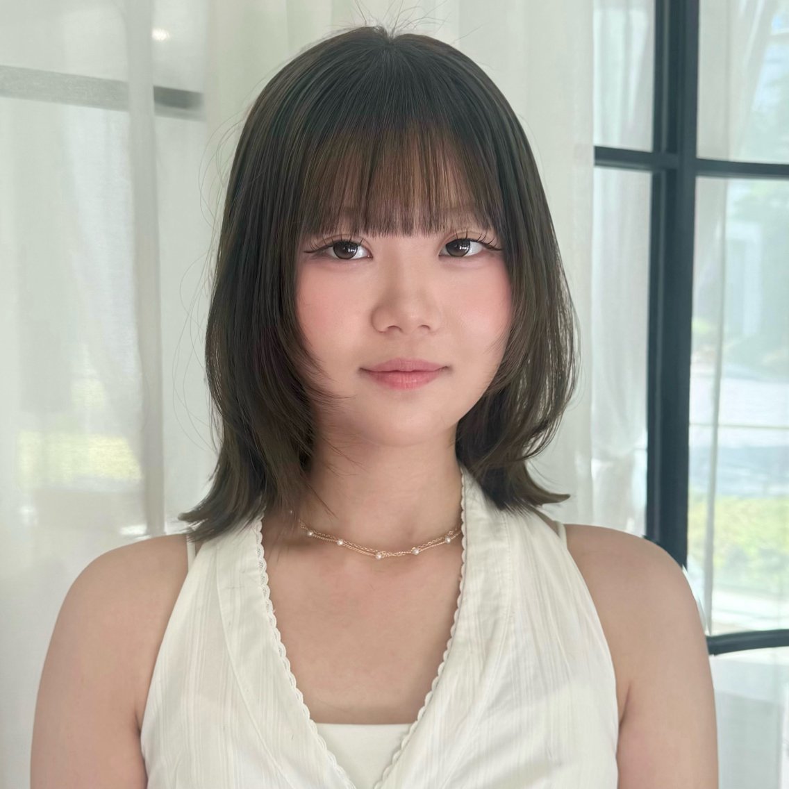 ミディアム ボブレイヤー ボブ レイヤーカット ウルフカット ウルフボブ カット nana/レイヤー /ボブ/梅田のヘアスタイル