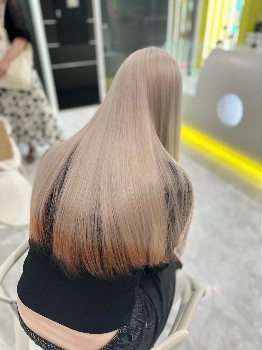 カラー ヘアカラー うる艶モテ髪🪄⭐︎ 💗Manaka💗のヘアスタイル