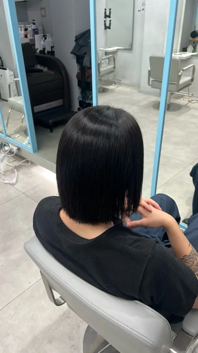 メンズ 縮毛矯正練習 モデル募集✨️NOAのヘアスタイル