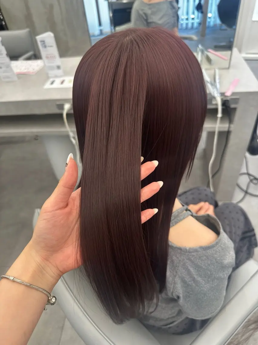 ロング ヘアカラー ボブハイトーン 🖤Ayame🖤のヘアスタイル
