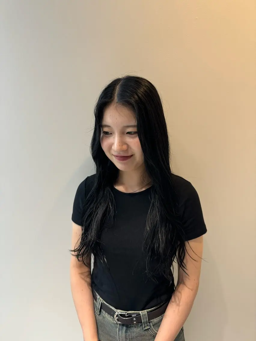 ロング カラー 京都河原町  前田 希歩のヘアスタイル