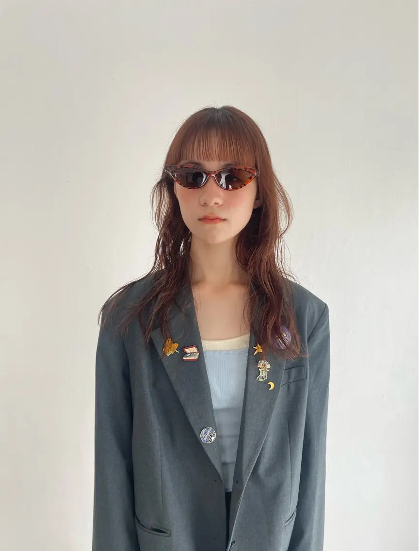 ロング 井上 ほのかのヘアスタイル