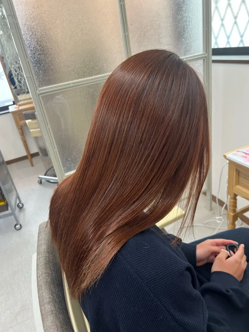 ロング カラー トリートメント 松本 菜那のヘアスタイル