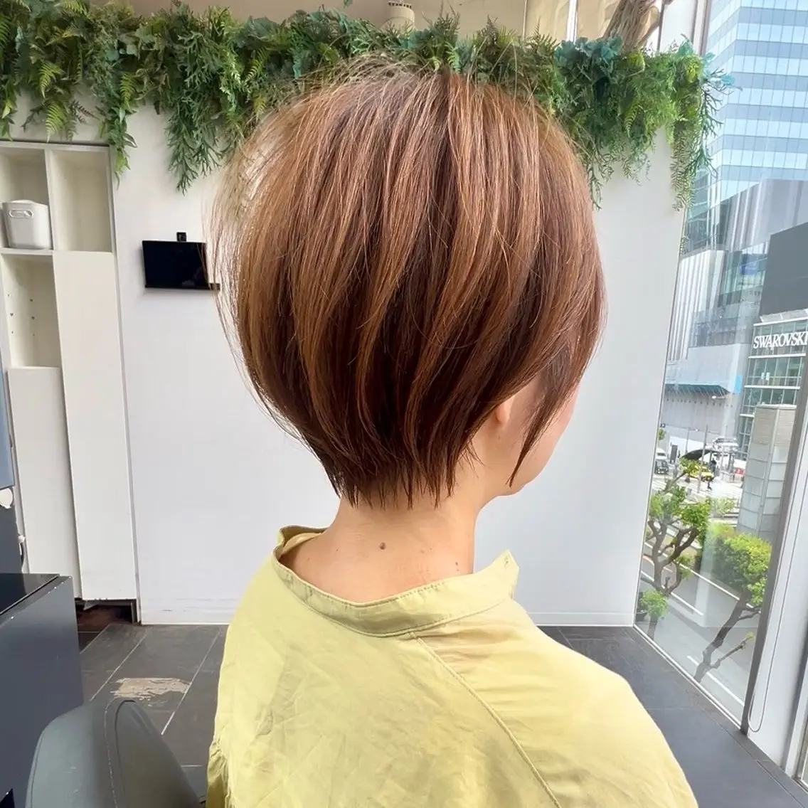 ショート ショート上手い人/ 銀座/なかじのヘアスタイル