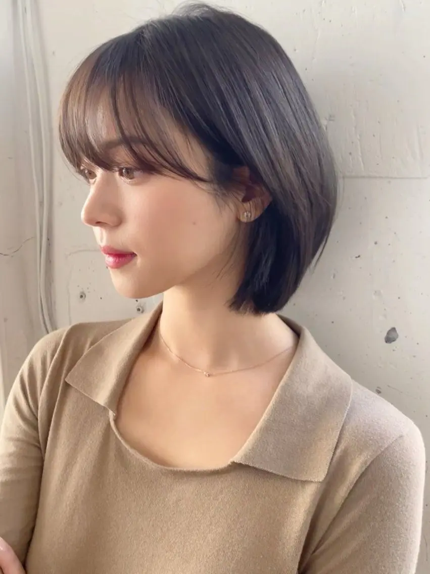 ショート カラー 似合わせスタイル 表参道🌿ちえのヘアスタイル
