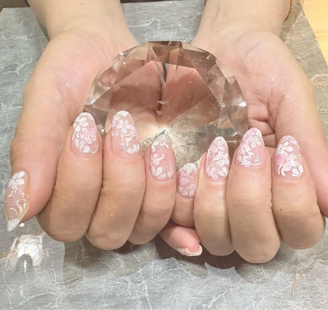 ネイル ピンク spice nailのネイルデザイン