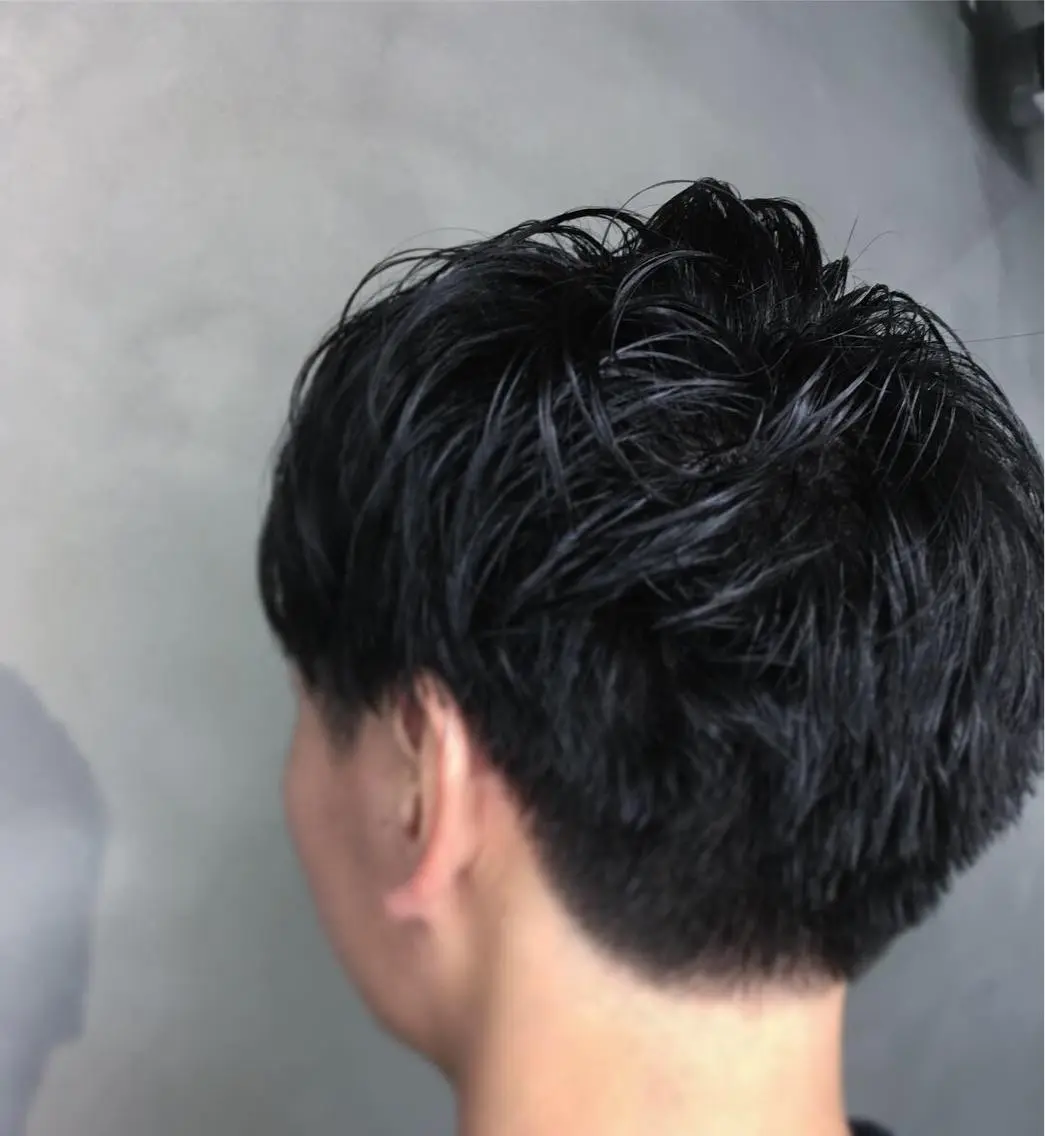 パーマ メンズ メンズパーマ カット パーマ くまがい みゆ【edge.】のヘアスタイル