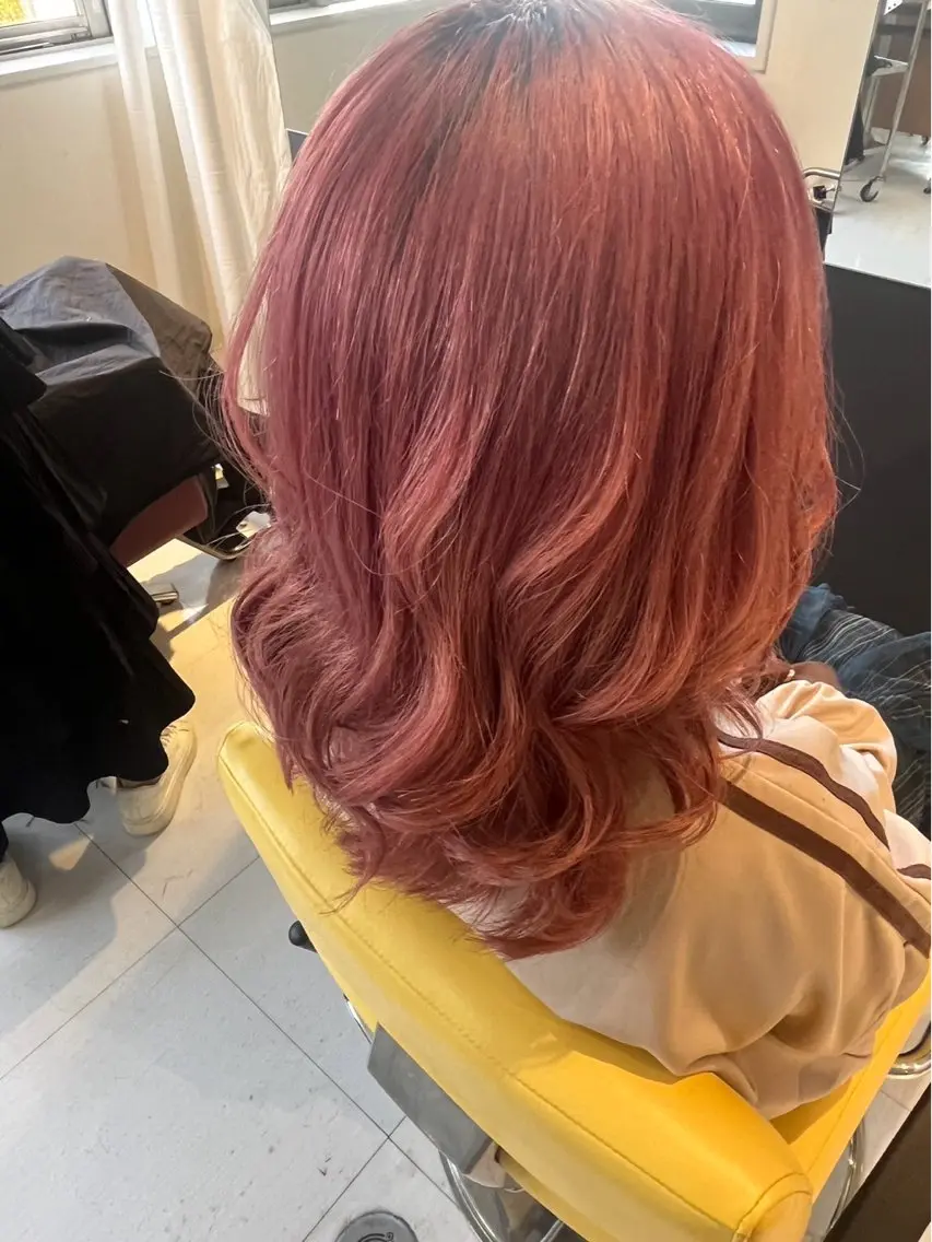 ミディアム little福岡 mei.𓍯のヘアスタイル