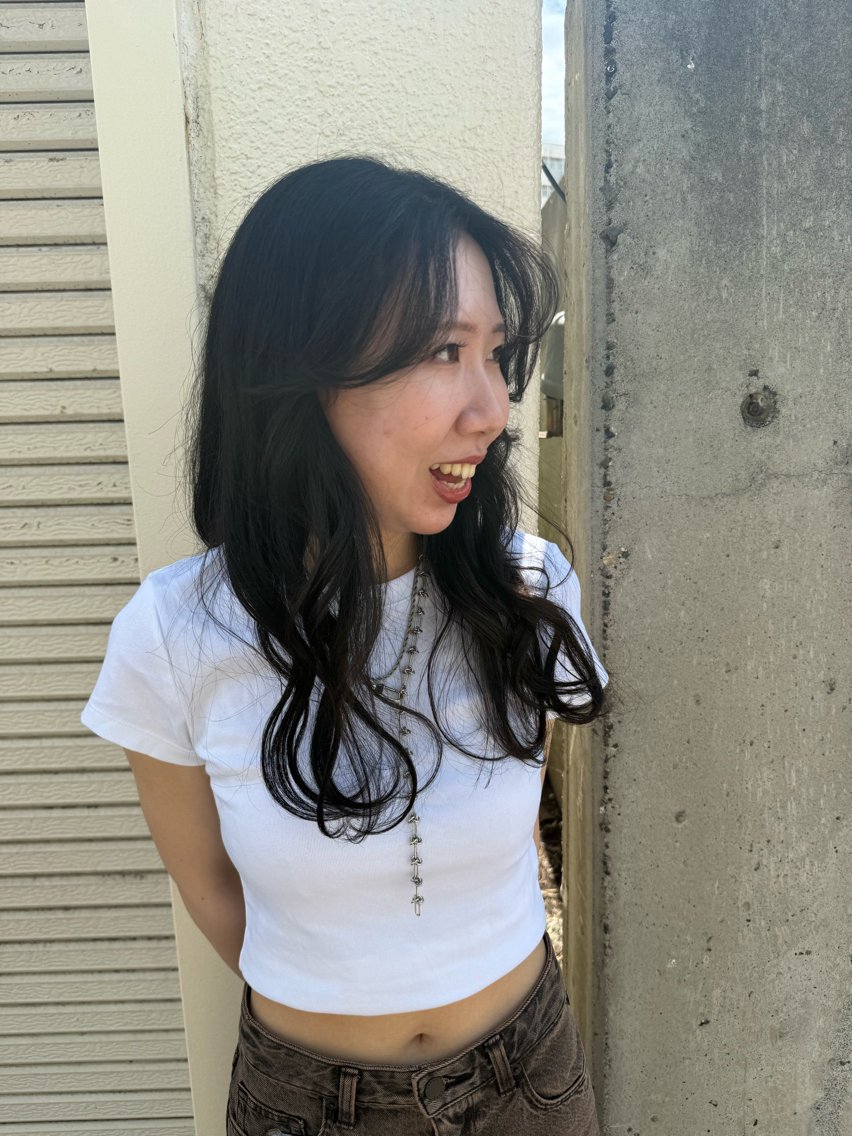 ロング カット 藤澤 聖奈のヘアスタイル