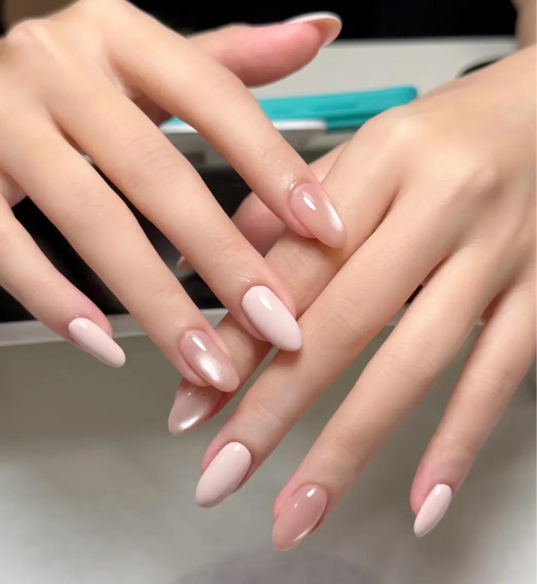 ネイル オーロラネイル 長さ出し フラッシュネイル フラワーネイル フットネイル ハンドネイル 🎀 Ruruのネイルデザイン