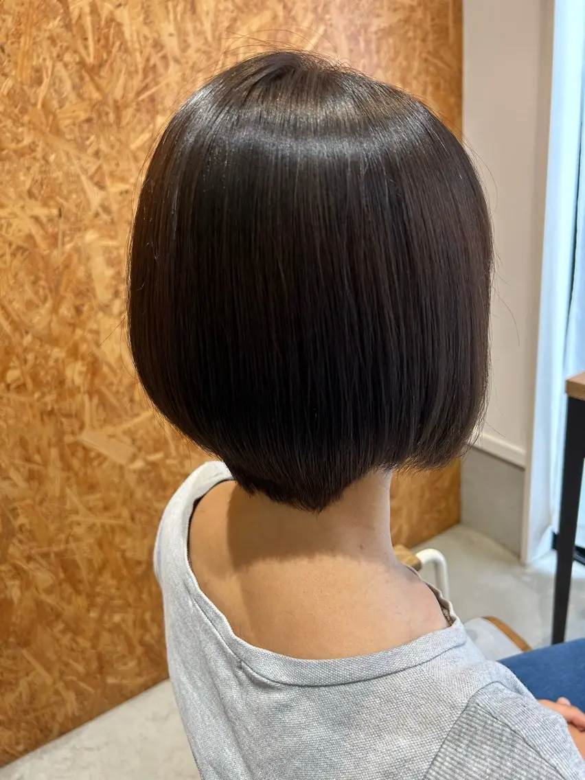 ショート カラー ショートヘア トリートメント カット ヘアカラー 染谷 菜摘のヘアスタイル