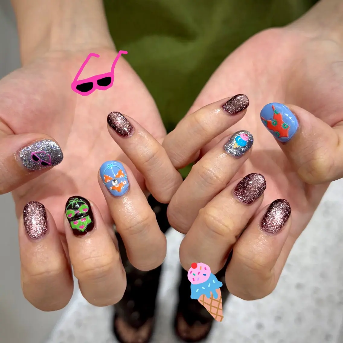 ネイル マグネットネイル メンズネイル ニュアンスネイル ワンカラーネイル シンプルネイル ハンドネイル あいり/ NailLife金山のネイルデザイン