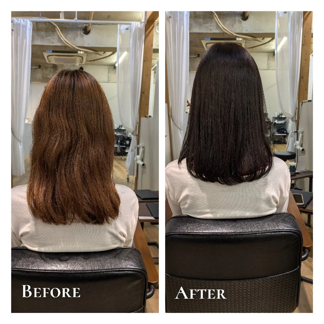 カラー セミロング 透明感カラー グレージュ カット ヘアカラー トリートメント 有馬 葵のヘアスタイル