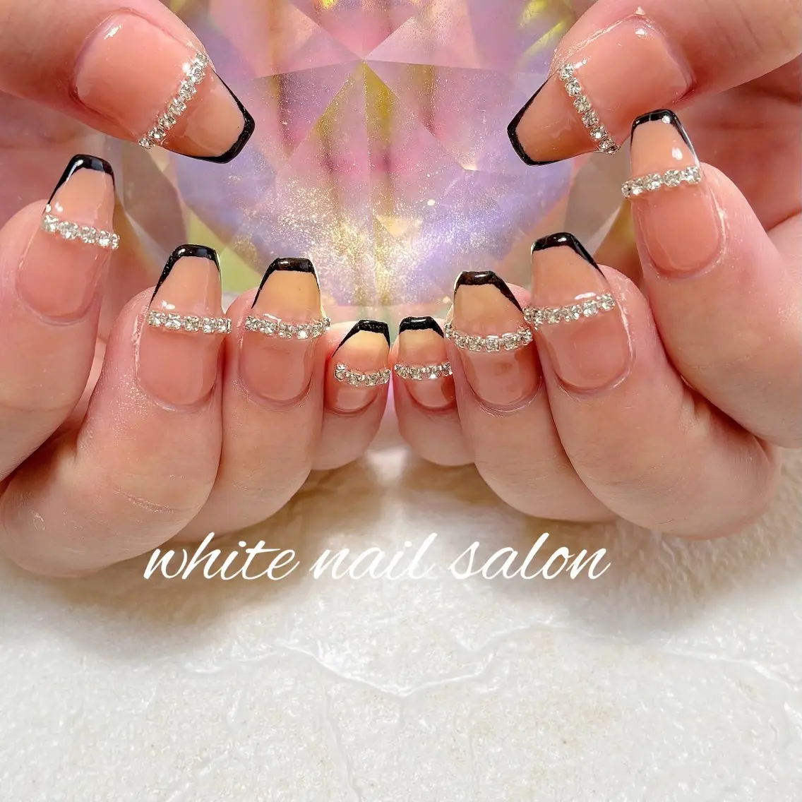 ネイル フットネイル ラメ(グリッター) 持ち込み ハンドネイル white nail salonのネイルデザイン
