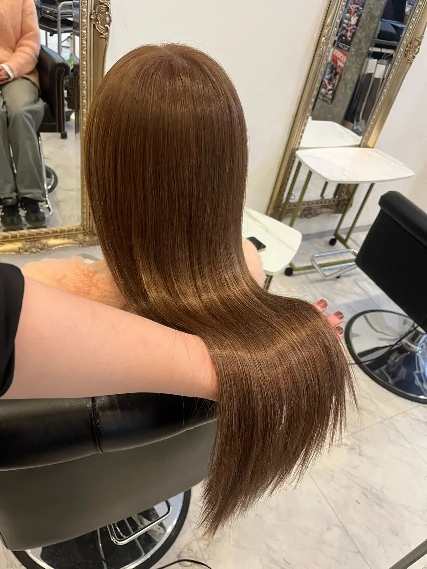ロング エクステ ケアブリーチ&シール エクステの店和田翔莉のヘアスタイル