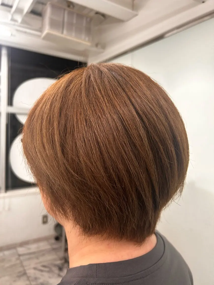 ショート ヘアカラー トリートメント カラー🤭🈁 ✨️🍀ショーイのヘアスタイル